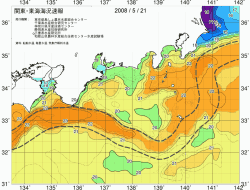 関東・東海海況速報/広域(2008/05/21)
