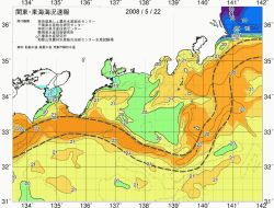 関東・東海海況速報/広域(2008/05/22)