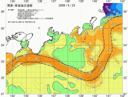 関東・東海海況速報/広域(2008/05/23)