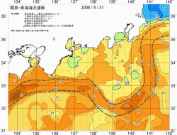 関東・東海海況速報/広域(2008/05/31)