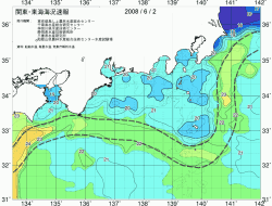 関東・東海海況速報/広域(2008/06/02)