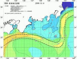 関東・東海海況速報/広域(2008/06/04)