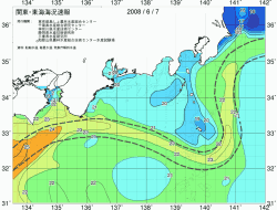 関東・東海海況速報/広域(2008/06/07)