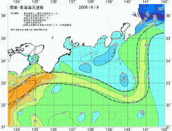 関東・東海海況速報/広域(2008/06/08)
