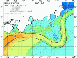 関東・東海海況速報/広域(2008/06/09)