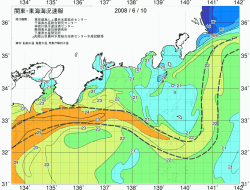 関東・東海海況速報/広域(2008/06/10)