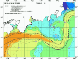 関東・東海海況速報/広域(2008/06/11)