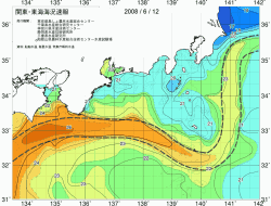 関東・東海海況速報/広域(2008/06/12)