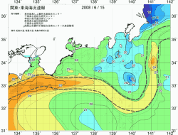 関東・東海海況速報/広域(2008/06/15)