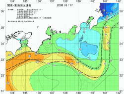 関東・東海海況速報/広域(2008/06/17)