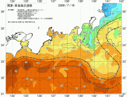 関東・東海海況速報/広域(2008/07/16)