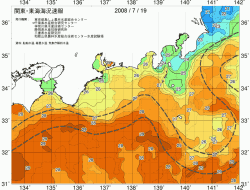 関東・東海海況速報/広域(2008/07/19)