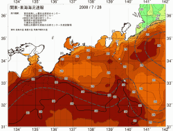関東・東海海況速報/広域(2008/07/28)
