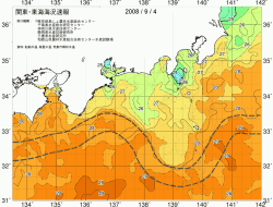 関東・東海海況速報/広域(2008/09/04)