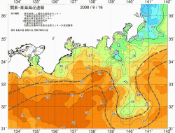 関東・東海海況速報/広域(2008/09/16)