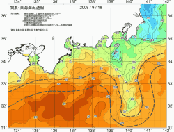 関東・東海海況速報/広域(2008/09/18)