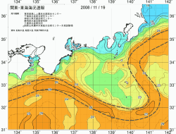 関東・東海海況速報/広域(2008/11/19)