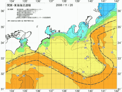 関東・東海海況速報/広域(2008/11/20)