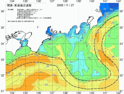関東・東海海況速報/広域(2008/11/27)