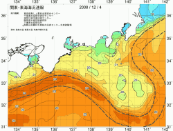 関東・東海海況速報/広域(2008/12/04)