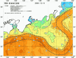 関東・東海海況速報/広域(2008/12/08)