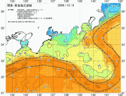関東・東海海況速報/広域(2008/12/09)