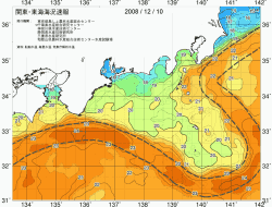 関東・東海海況速報/広域(2008/12/10)