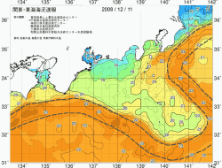関東・東海海況速報/広域(2008/12/11)