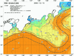 関東・東海海況速報/広域(2008/12/13)