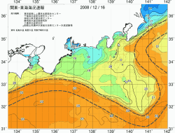 関東・東海海況速報/広域(2008/12/16)
