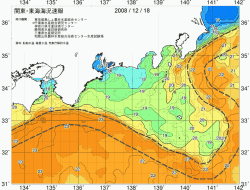 関東・東海海況速報/広域(2008/12/18)