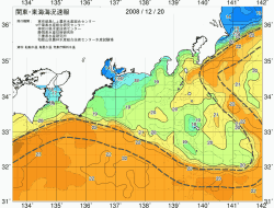 関東・東海海況速報/広域(2008/12/20)