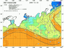 関東・東海海況速報/広域(2008/12/23)