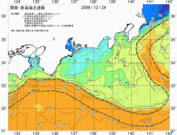 関東・東海海況速報/広域(2008/12/24)