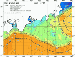 関東・東海海況速報/広域(2008/12/25)