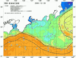 関東・東海海況速報/広域(2008/12/28)
