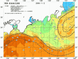 関東・東海海況速報/広域(2009/01/02)
