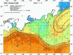 関東・東海海況速報/広域(2009/01/05)