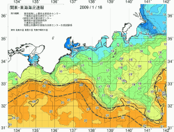 関東・東海海況速報/広域(2009/01/18)