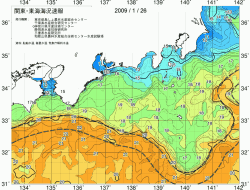 関東・東海海況速報/広域(2009/01/26)