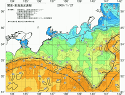 関東・東海海況速報/広域(2009/01/27)