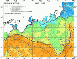 関東・東海海況速報/広域(2009/01/28)