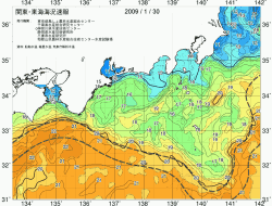 関東・東海海況速報/広域(2009/01/30)