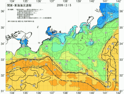 関東・東海海況速報/広域(2009/02/05)