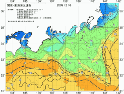 関東・東海海況速報/広域(2009/02/06)