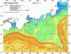 関東・東海海況速報/広域(2009/02/07)