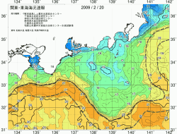 関東・東海海況速報/広域(2009/02/20)