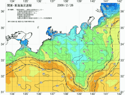 関東・東海海況速報/広域(2009/02/26)