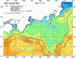 関東・東海海況速報/広域(2009/02/27)