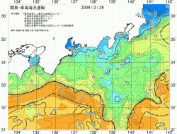関東・東海海況速報/広域(2009/02/28)